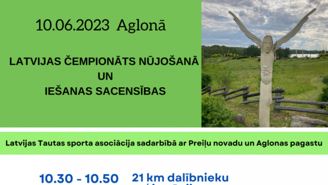 Nūjošanas sacensības Aglonā