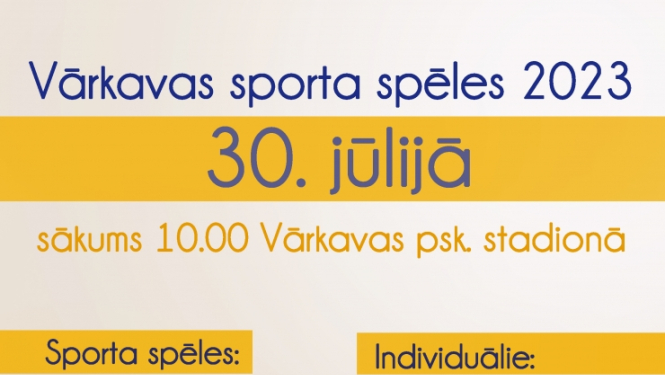 Sporta diena Vārkavā