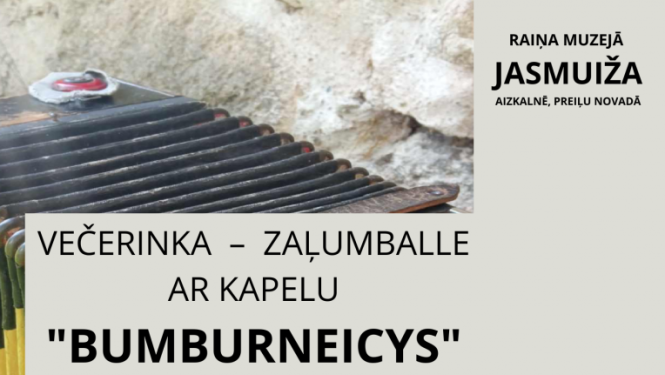 Raiņa muzejs “Jasmuiža” aicina uz večerinku