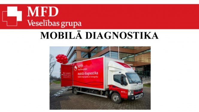 Mobilā diagnostika Preiļos - mamogrāfija un rentgens