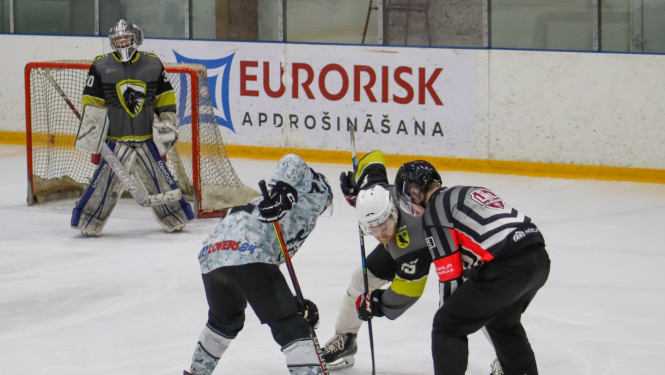 Preiļu hokeja komanda aizvadījusi šī gada pirmo spēli Daugavpils atklātajā amatieru hokeja čempionātā