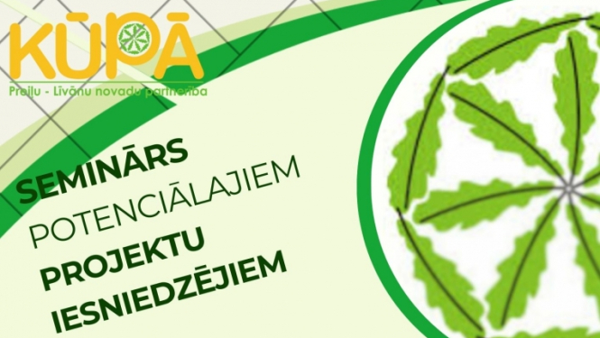 Seminārs "Atbalsta saņemšanas nosacījumi LEADER projektos uzņēmējdarbības attīstībai un sabiedriskajām aktivitātēm"