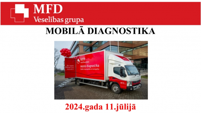 Mobilā diagnostika Preiļos - mamogrāfija un rentgens