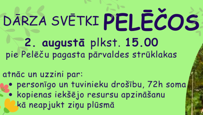 Dārza svētki Pelēčos