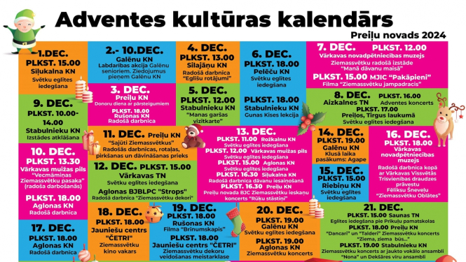 Adventes kultūras kalendārs