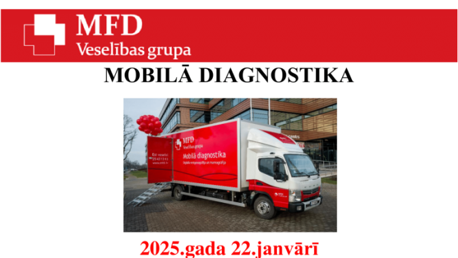 Mobilā diagnostika Preiļos - mamogrāfija un rentgens