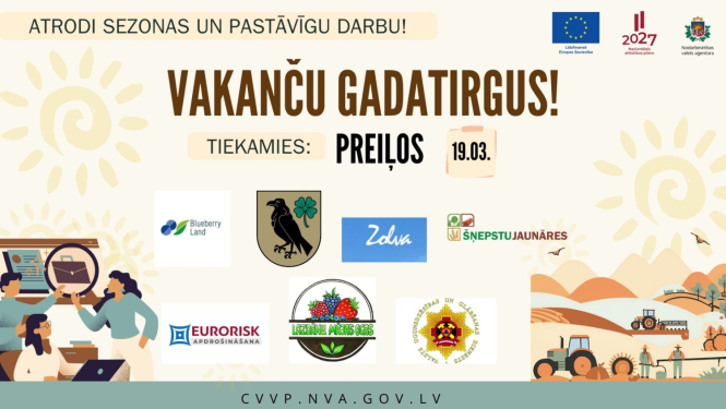 NVA reģionālais vakanču gadatirgus Preiļos