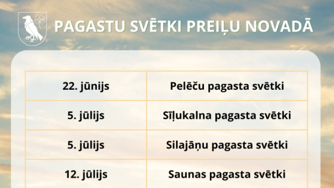 Pagastu svētki Preiļu novadā