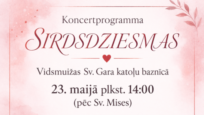 Koncertprogramma "Sirdsdziesmas"
