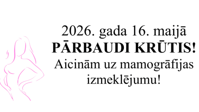 Mobilā mamogrāfa izbraukums Riebiņos