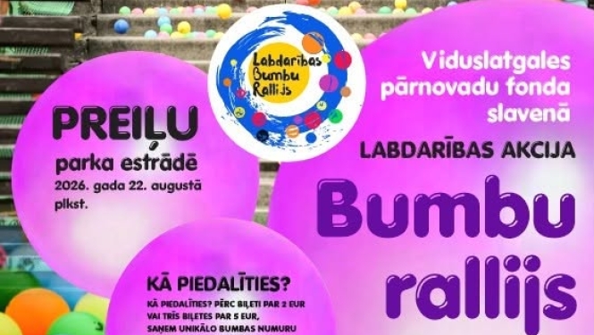 Labdarības akcija "Bumbu rallijs"