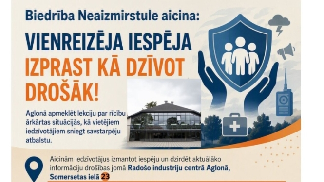 Bezmaksas lekcija par kopienas drošību