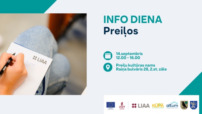 LIAA aicina uz INFO DIENU Preiļos