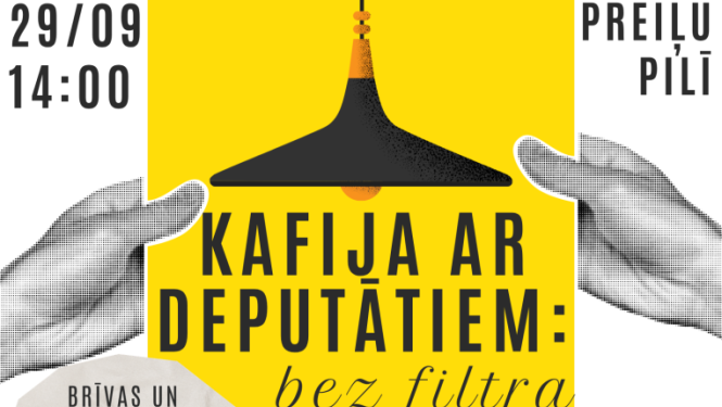 Aicinām jauniešus uz “Kafiju ar deputātiem: bez filtra”!