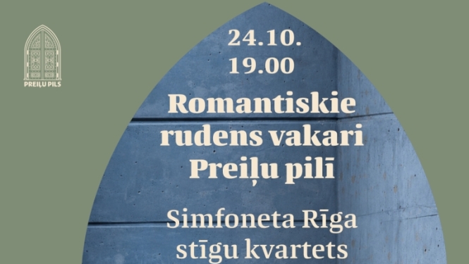 Rudens vakara burvība Preiļu pilī