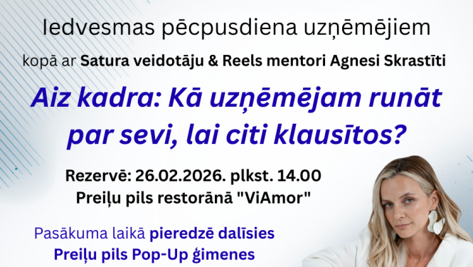 Uzņēmēju iedvesmas pēcpusdiena