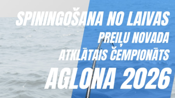 Preiļu novada atklātais čempionāts spiningošanā no laivas Aglonā "Cirīša Trofeja"