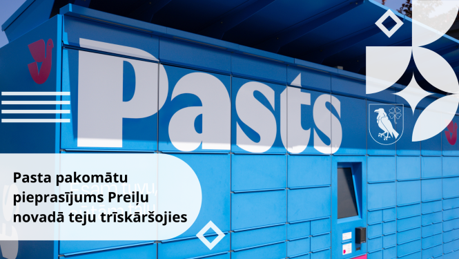 Pasta pakomātu pieprasījums Preiļu novadā teju trīskāršojies