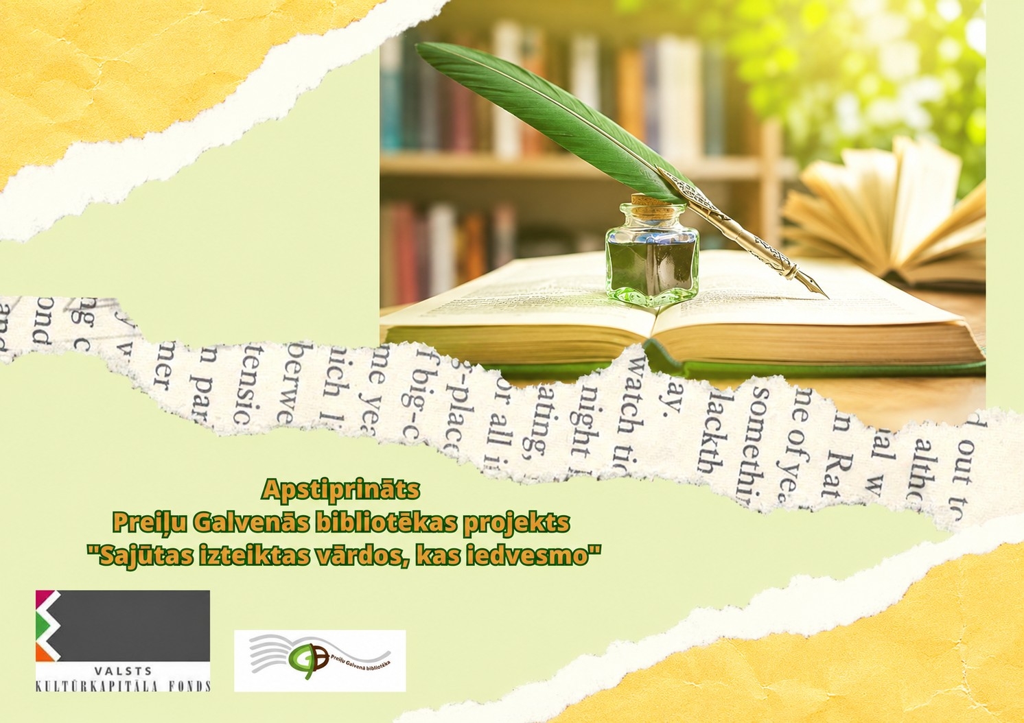 VKKF atbalsta Preiļu Galvenās bibliotēkas lasītveicināšanas projektu bērniem un jauniešiem