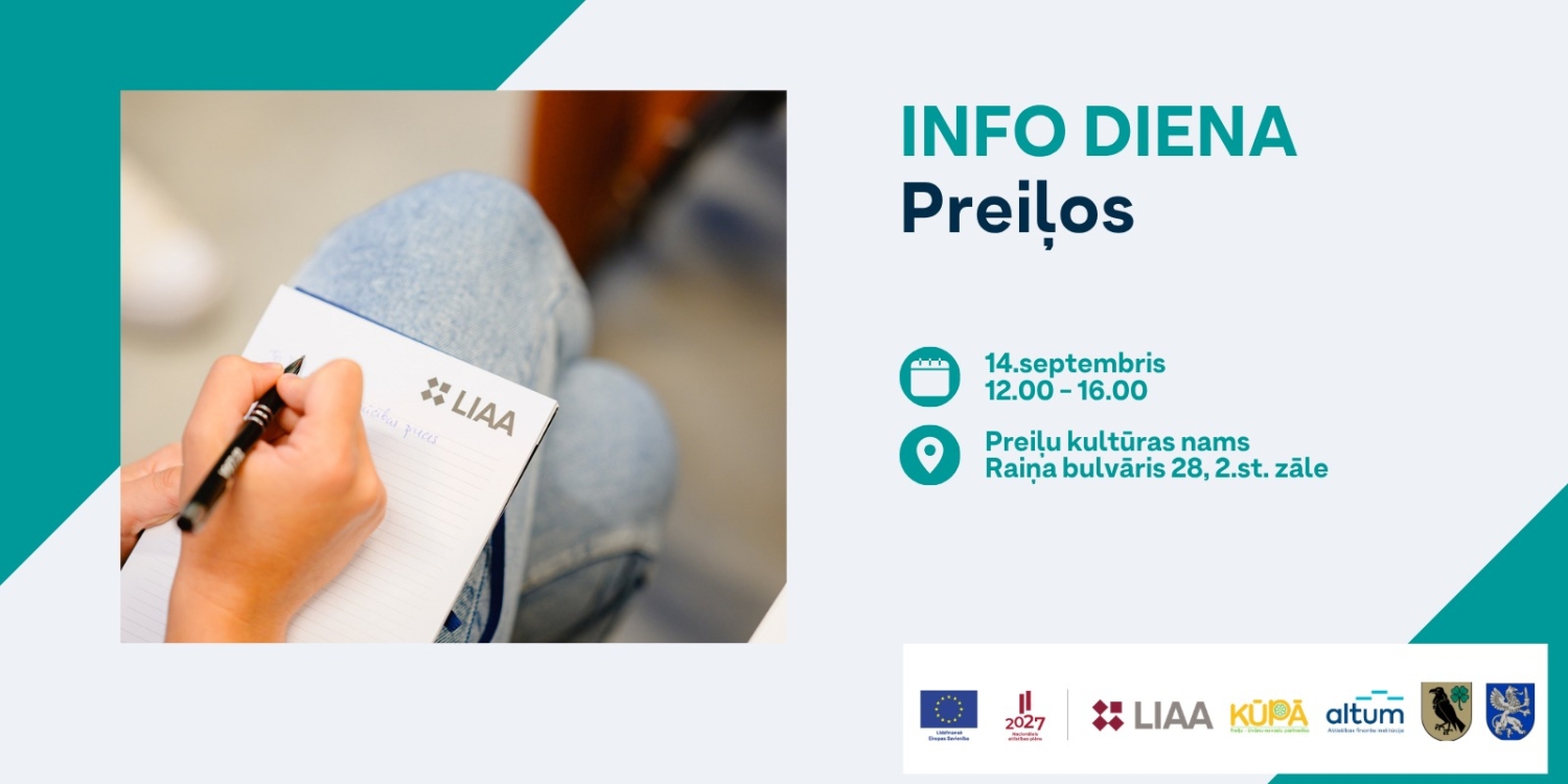 LIAA aicina uz INFO DIENU Preiļos