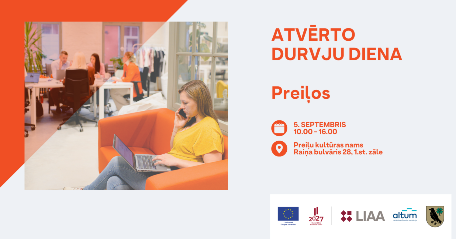 LIAA aicina uz atvērto durvju dienu Preiļos 