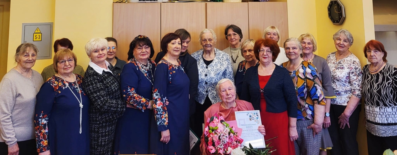 Preiliete Pelageja Filimonova svin 90 gadu jubileju 