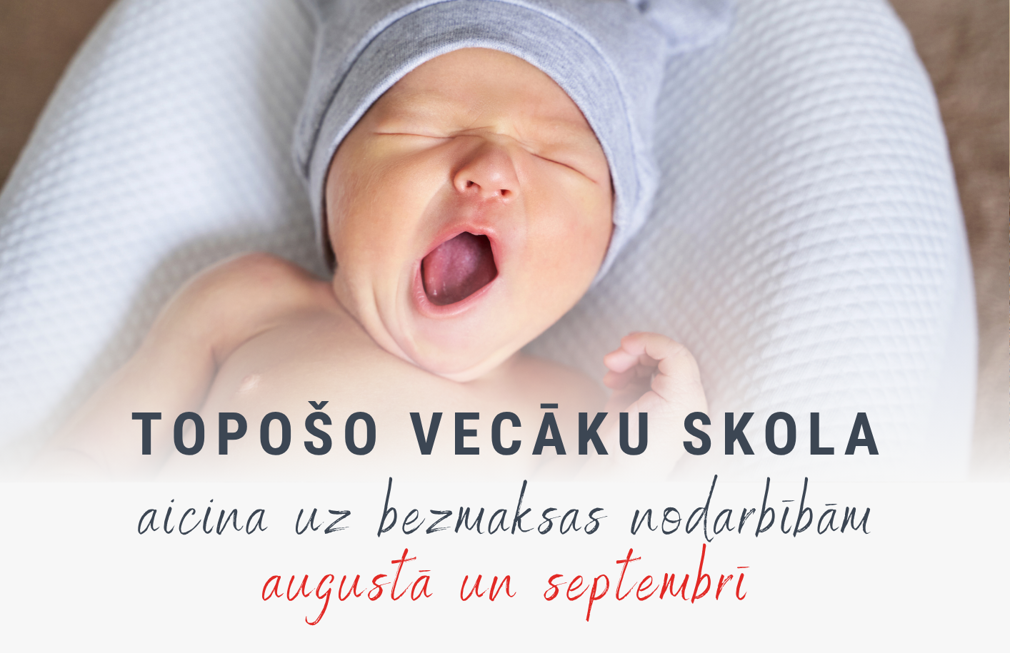 Topošo vecāku skola aicina uz bezmaksas nodarbībām augustā un septembrī