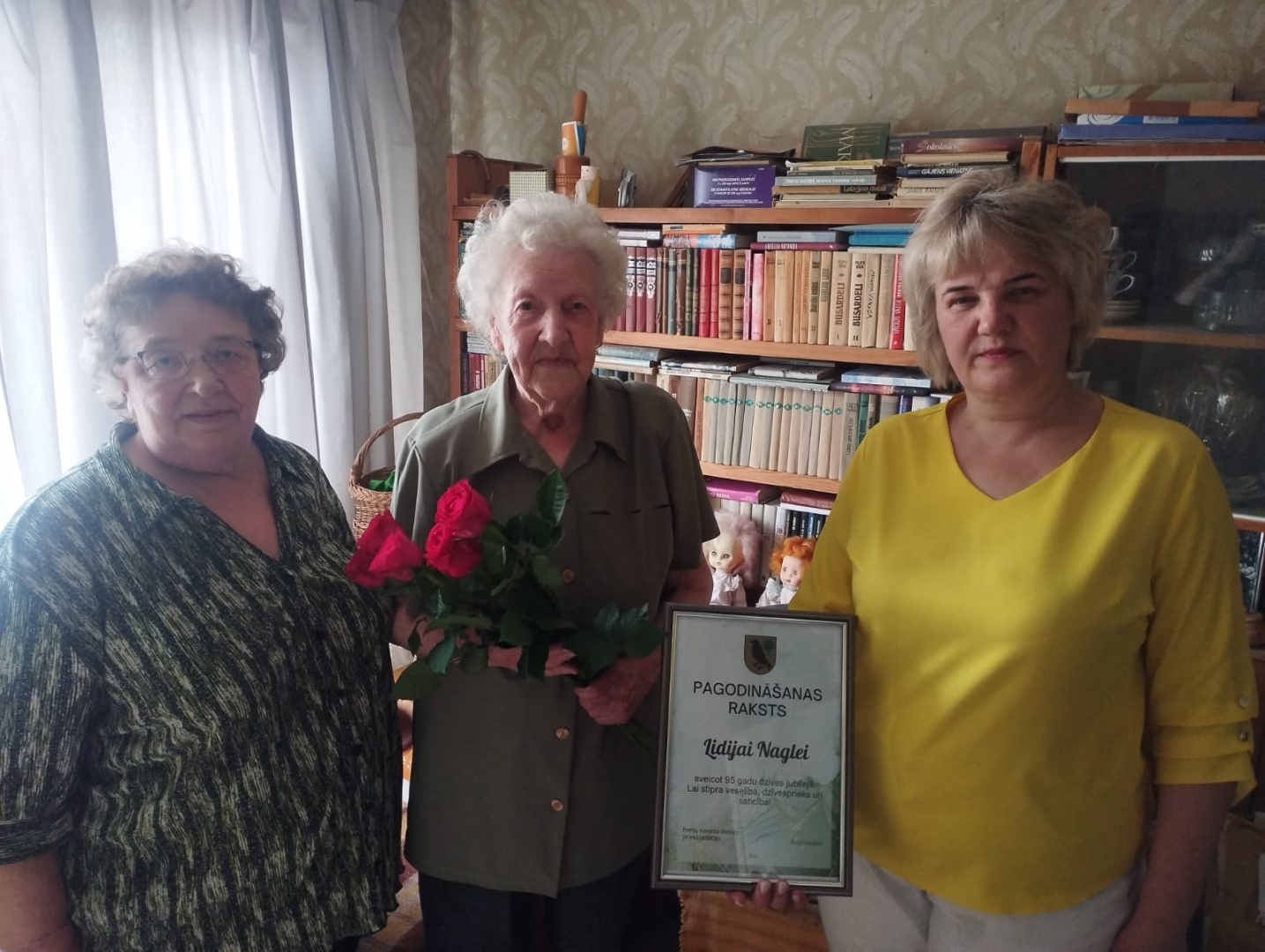 Novadniecei Lidijai Naglei – 95