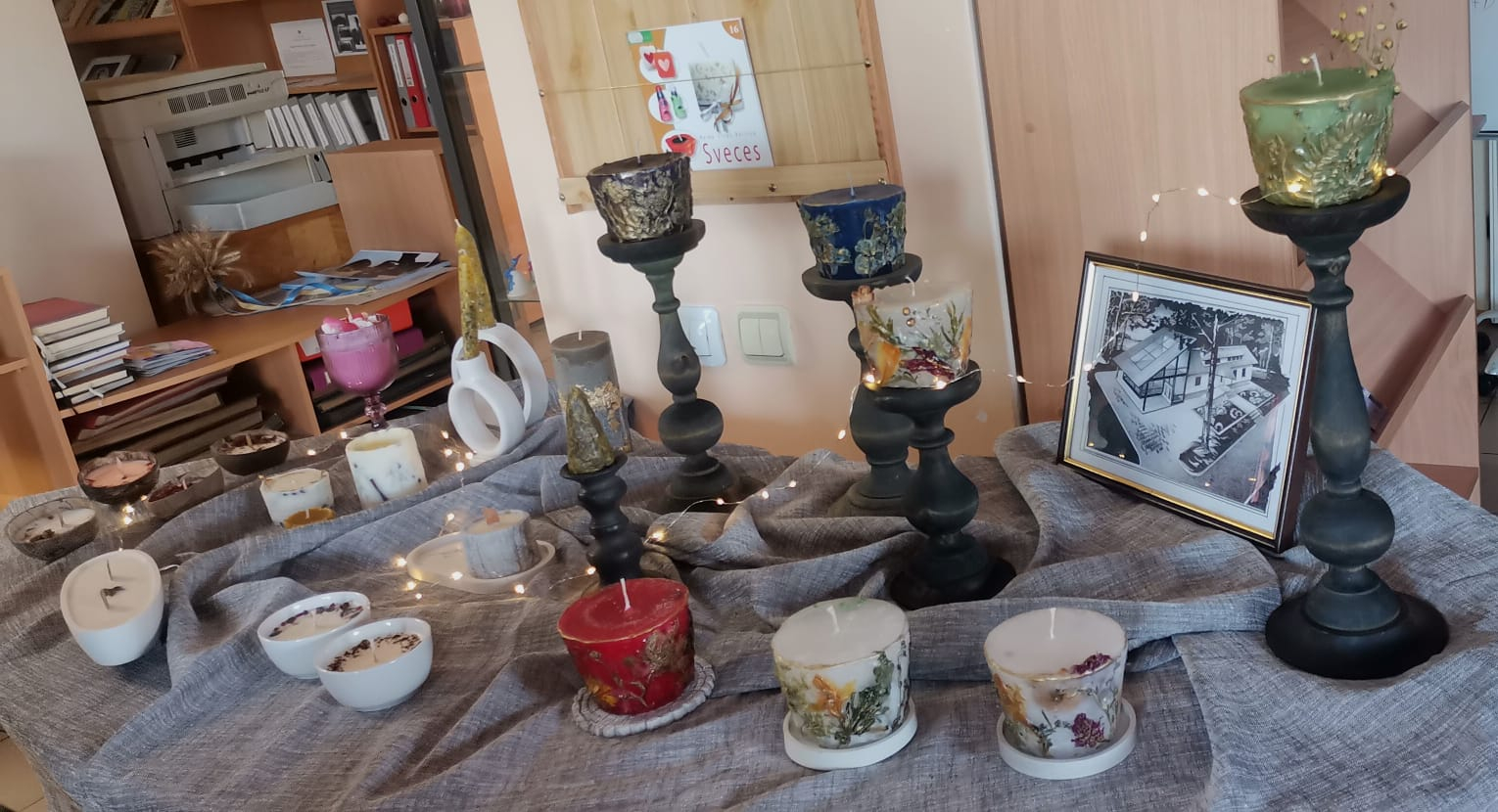 Sveču liešanas meistarklases foto galerija