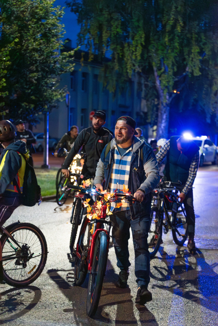 Velo reivs Preiļu pilsētas ielās