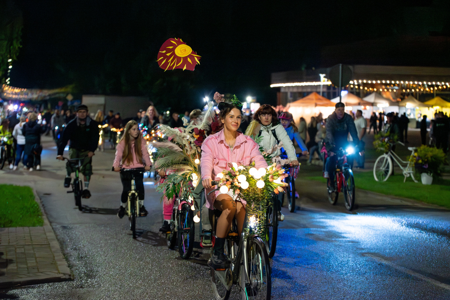 Velo reivs Preiļu pilsētas ielās