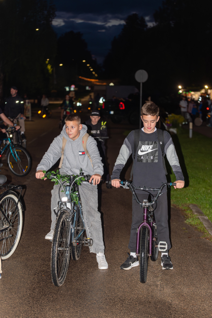 Velo reivs Preiļu pilsētas ielās