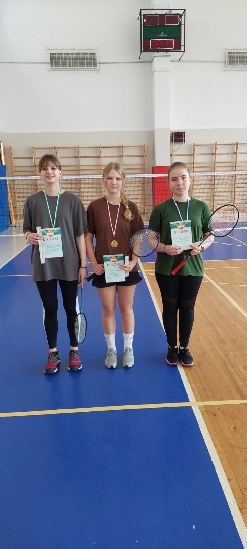 Preiļu novada skolu sacensības badmintonā
