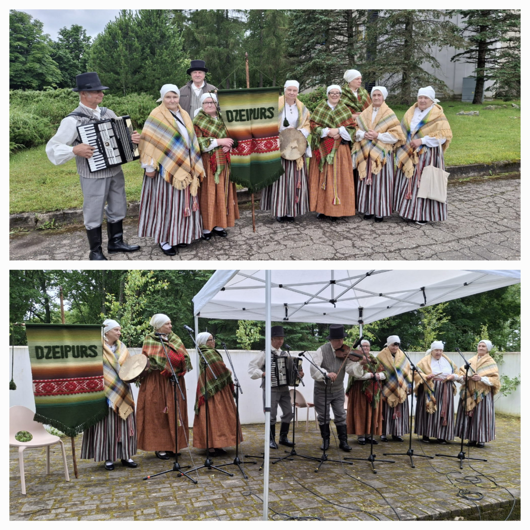 Biedrība “Vārkavas novada pensionāri”  ir realizējusi ELFLA Līderu projektu “Tautas tērpu iegāde folkloras kopai “Dzeipurs”