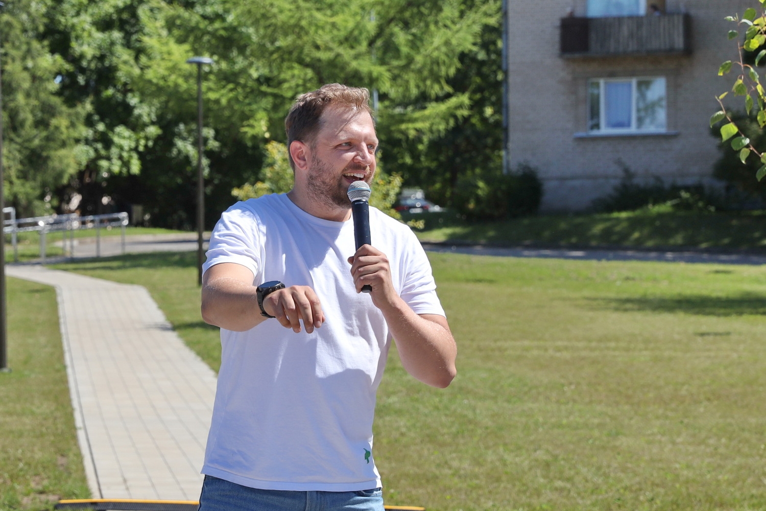 Svinīgi atklāts jaunais un ilgi gaidītais aktīvās atpūtas laukums “Žika laukums” Preiļos