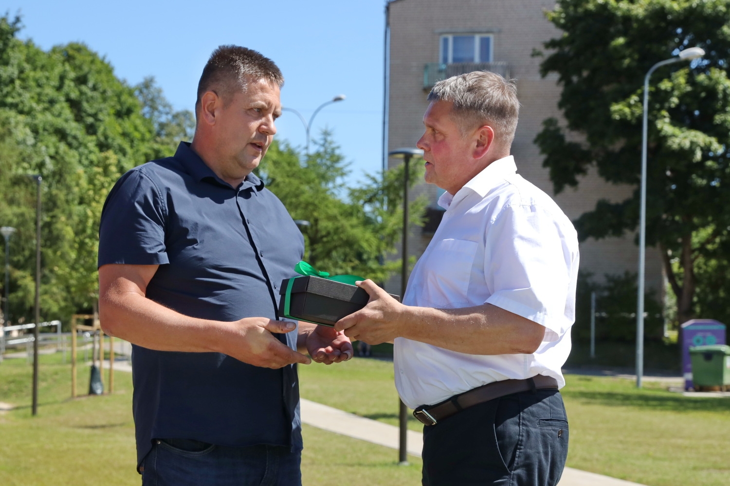 Svinīgi atklāts jaunais un ilgi gaidītais aktīvās atpūtas laukums “Žika laukums” Preiļos