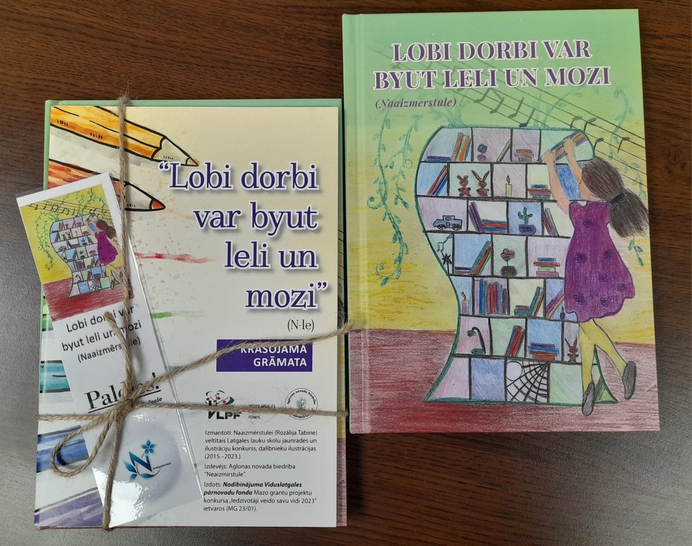Aizvadīti grāmatu “Lobi dorbi var byut leli un mozi” (Naaizmērstule) atklāšanas svētki