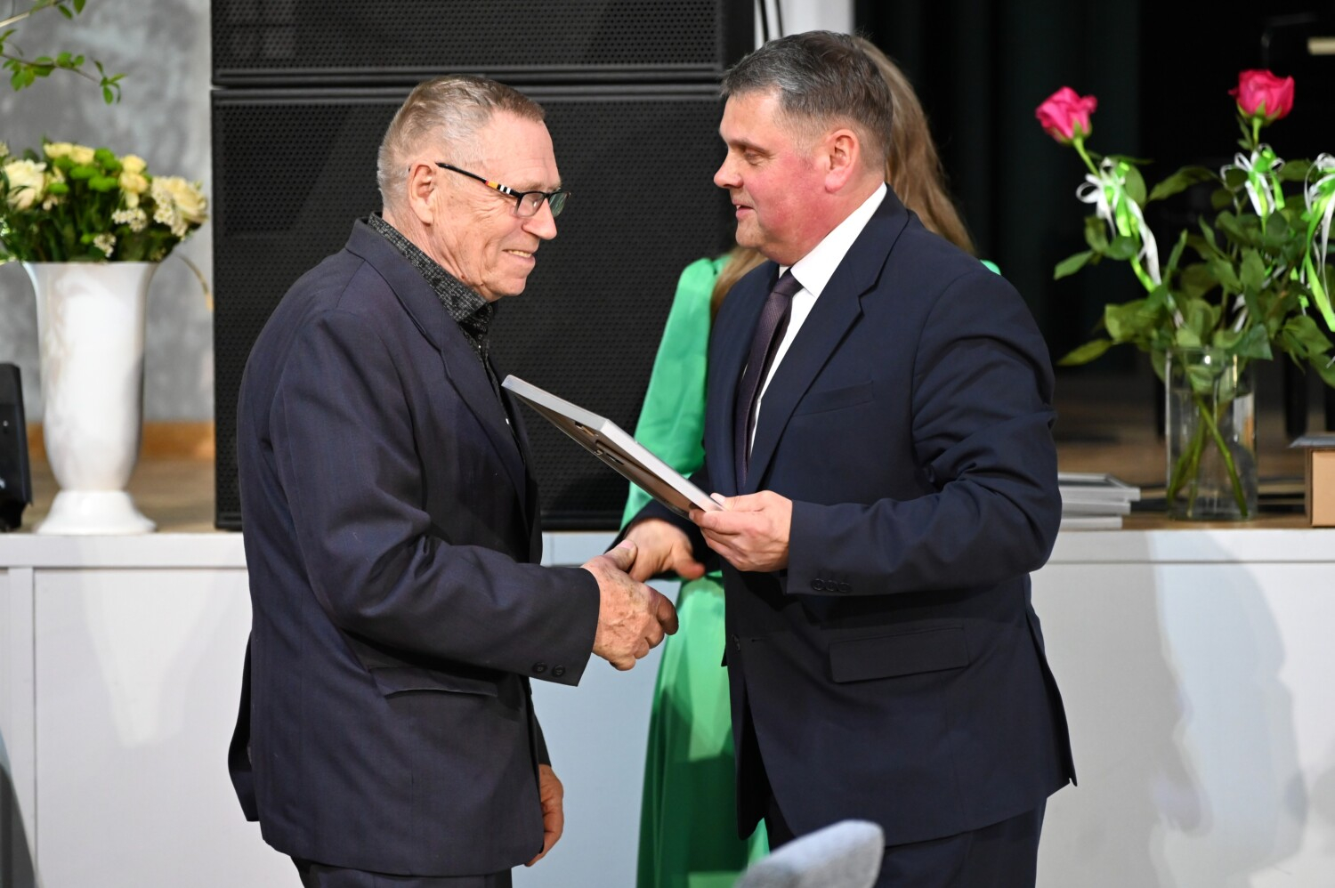 Preiļu novada Pensionāru biedrības 25 gadu jubilejas svētki "Kad gadiem es pāri skatos..."