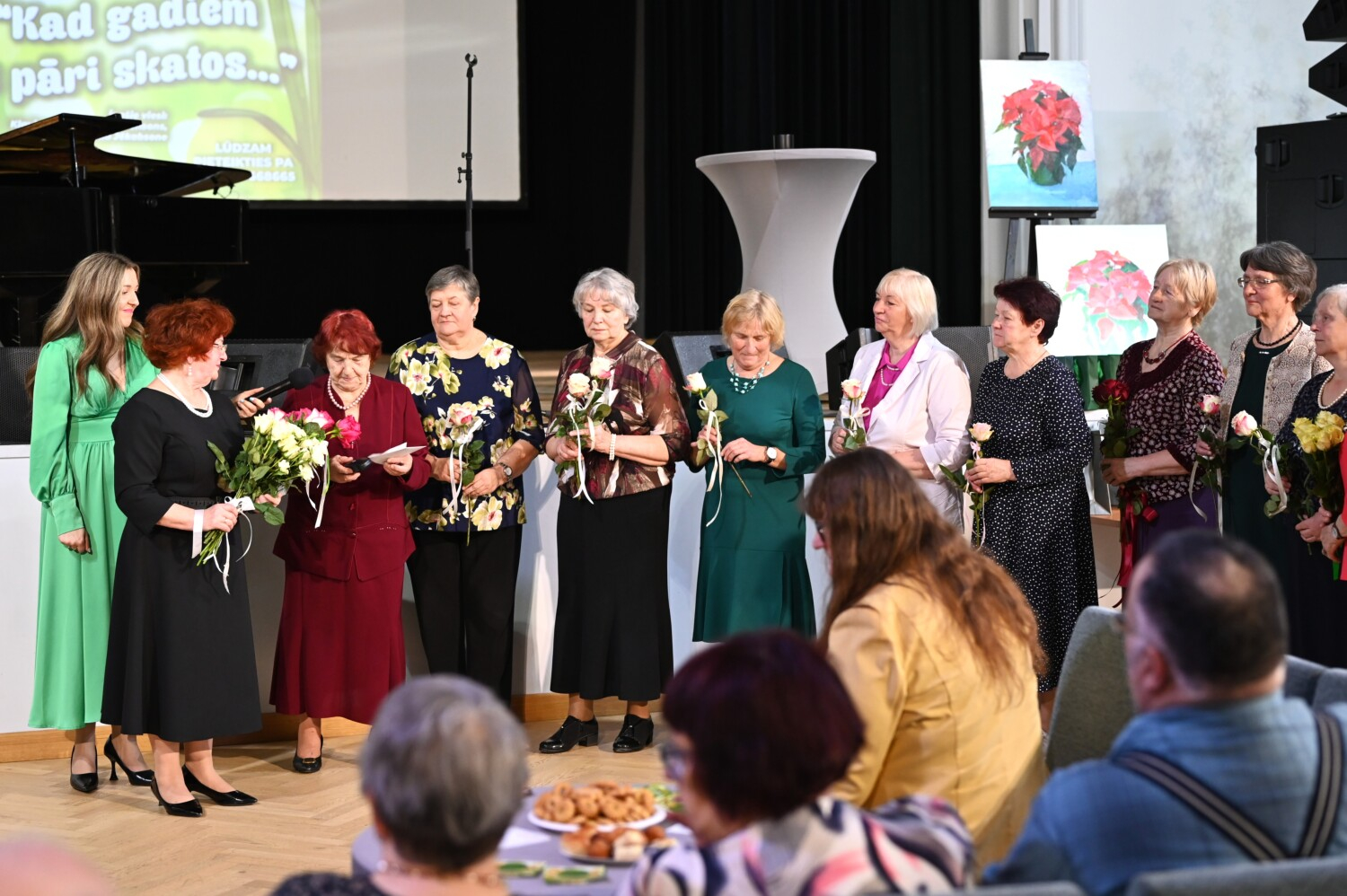 Preiļu novada Pensionāru biedrības 25 gadu jubilejas svētki "Kad gadiem es pāri skatos..."