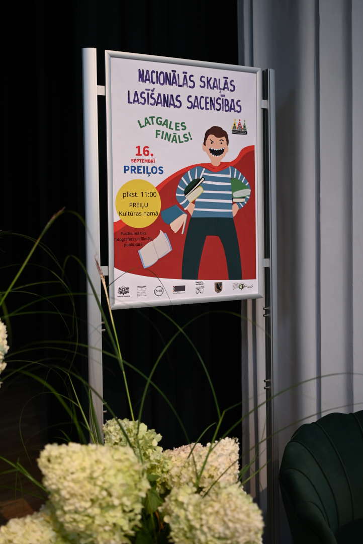 Nacionālās skaļās lasīšanas sacensības Latgales fināls Preiļos