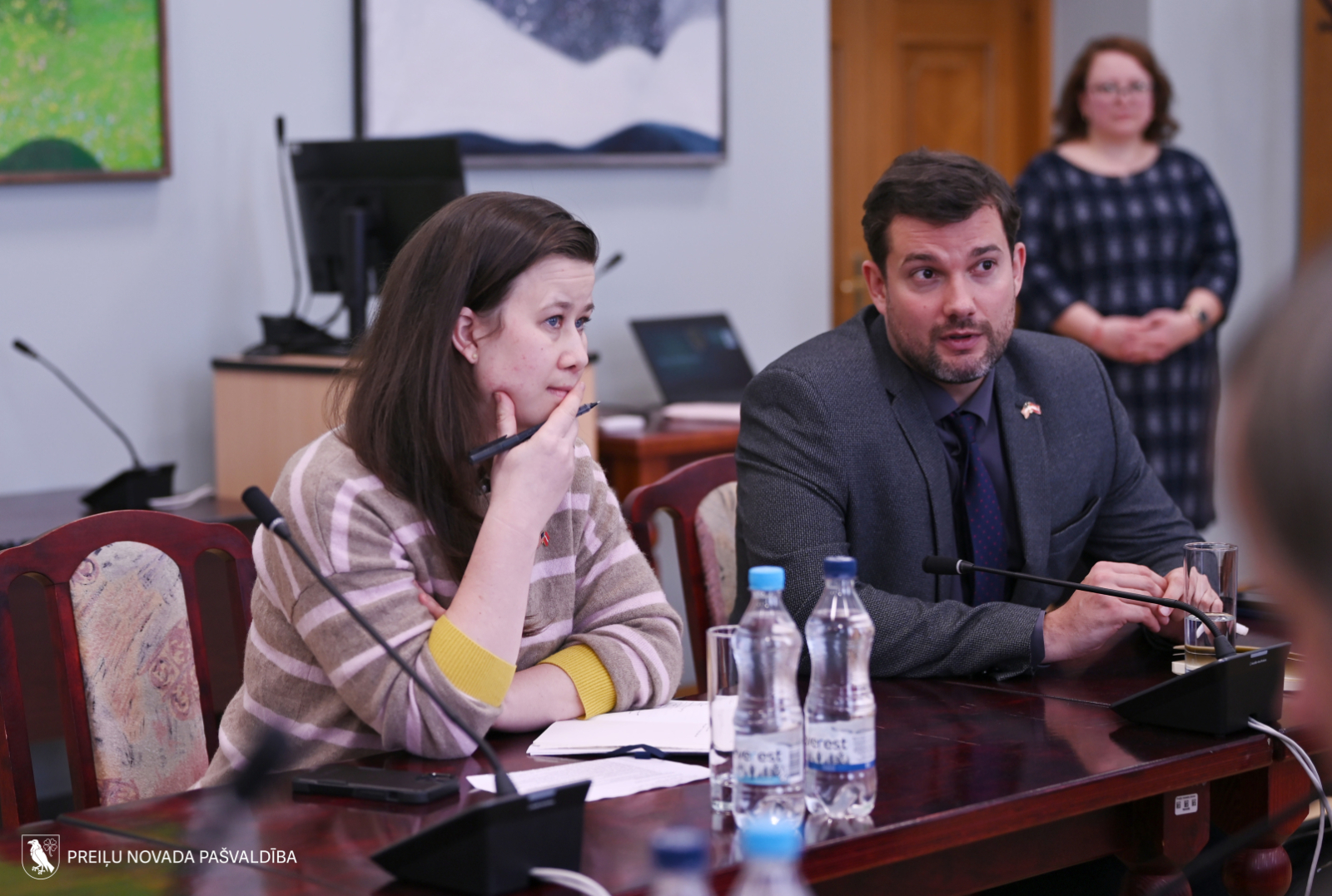 Preiļos viesojas ASV vēstniecības Latvijā pārstāvji