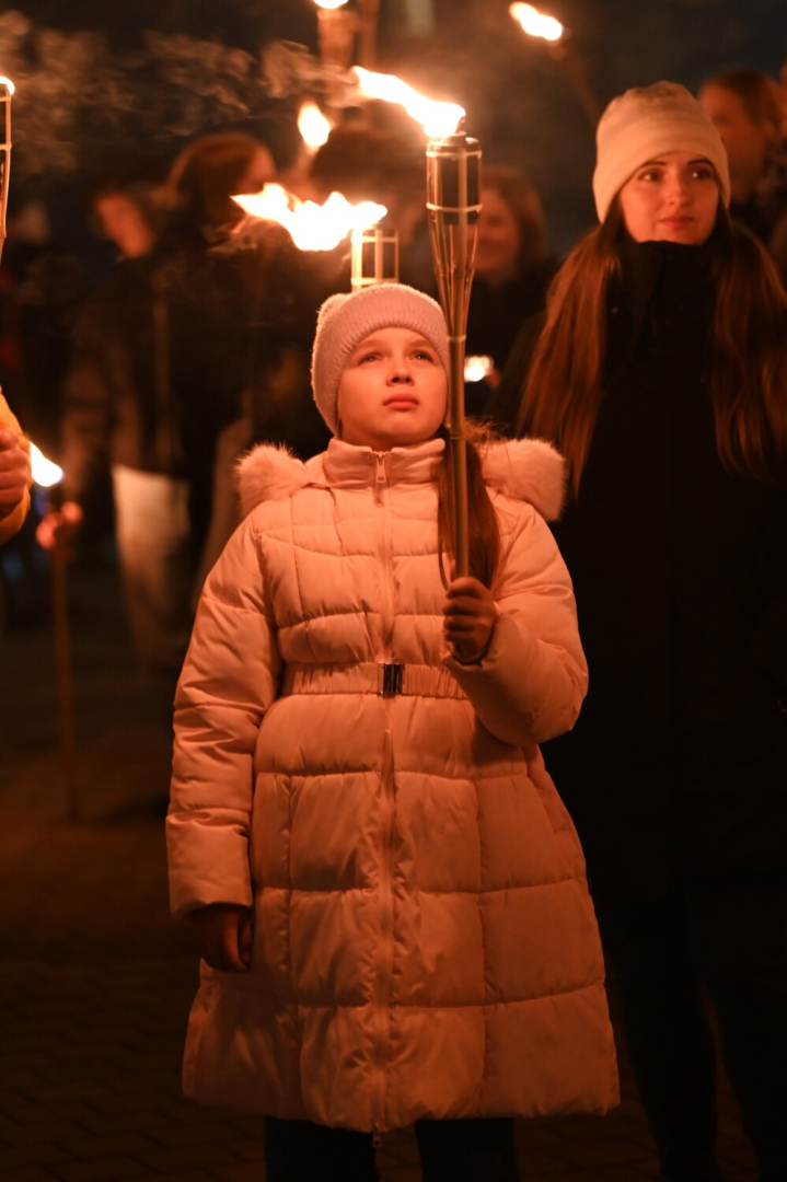 Lāčplēša dienas lāpu gājiens Preiļos