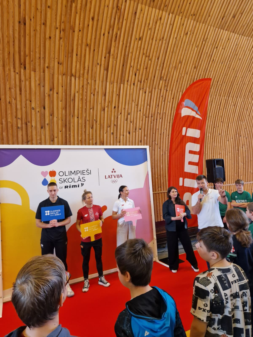 Latgalē aizvadīta noslēdzošā vizīte “Olimpieši skolās ar Rimi”