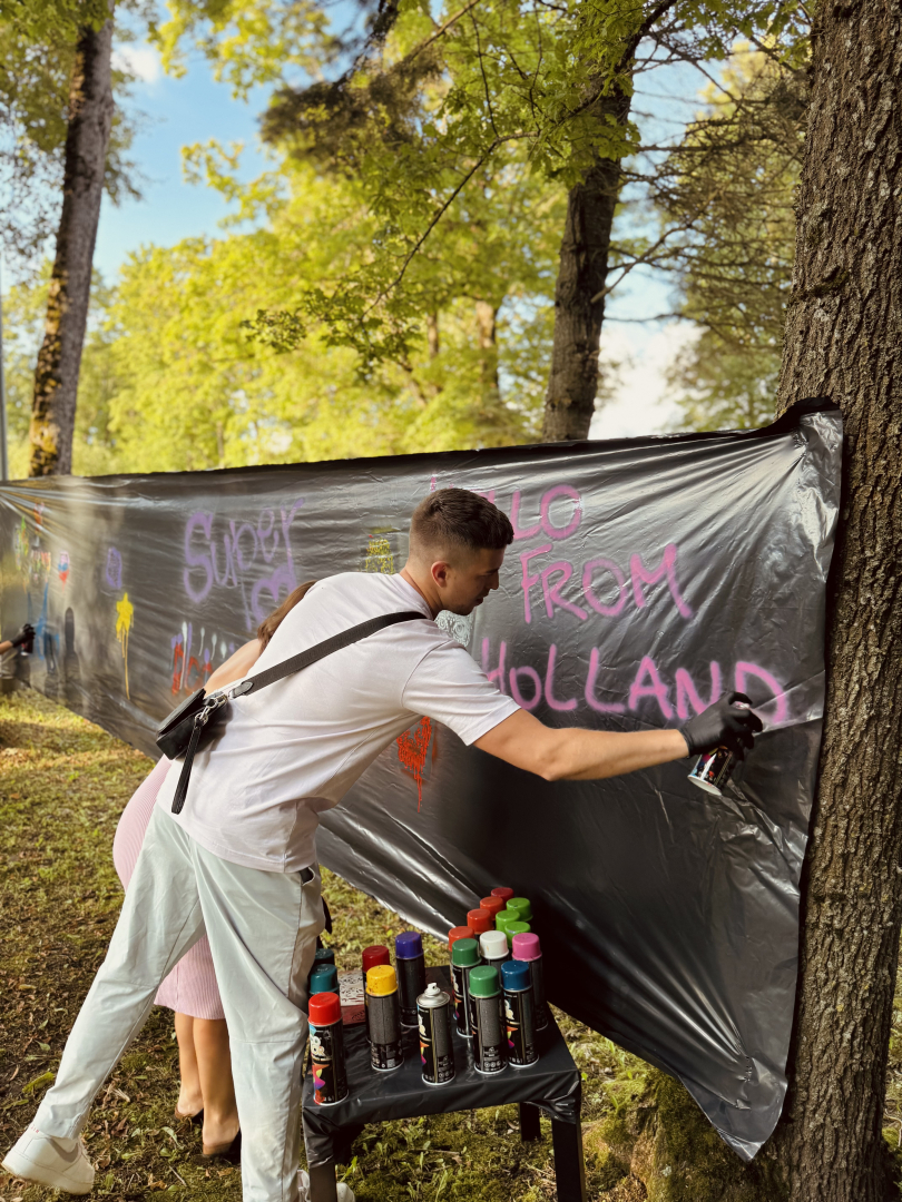 Graffiti darbnīca jauniešiem Riebiņos