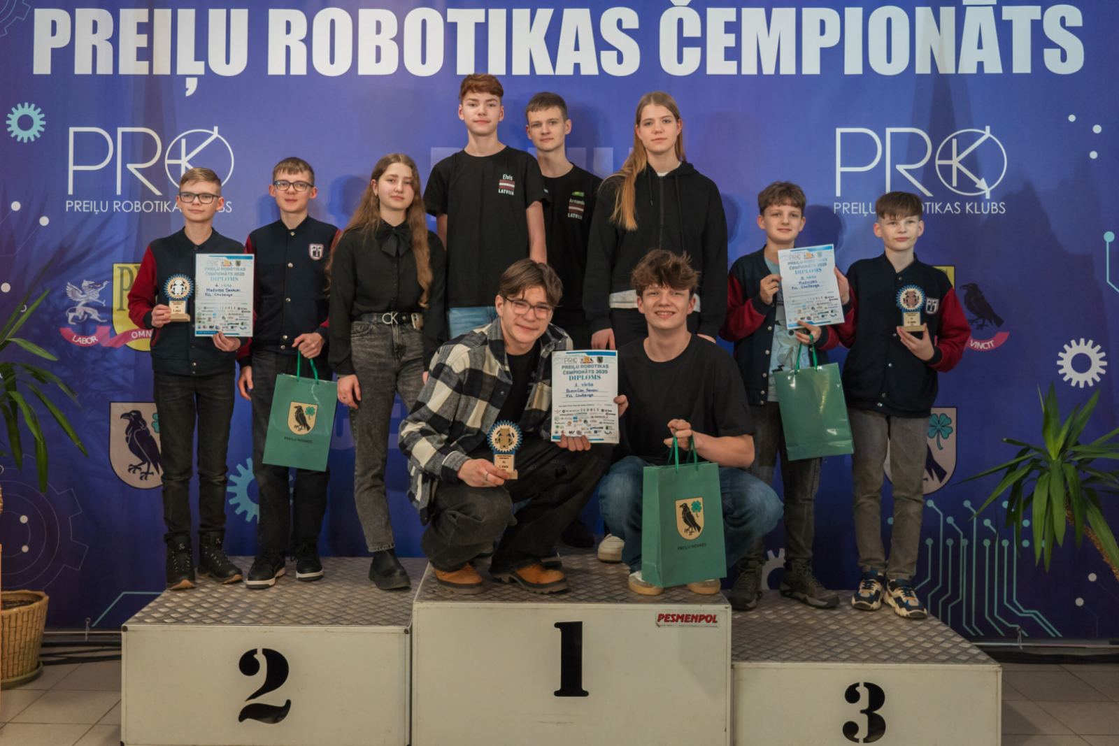Aizvadīts 17. Latvijas robotikas čempionāta 7. Preiļu robotikas čempionāta posms