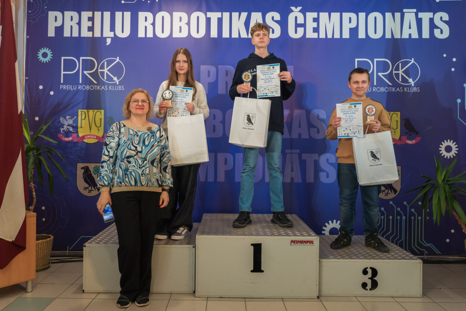Aizvadīts 17. Latvijas robotikas čempionāta 7. Preiļu robotikas čempionāta posms