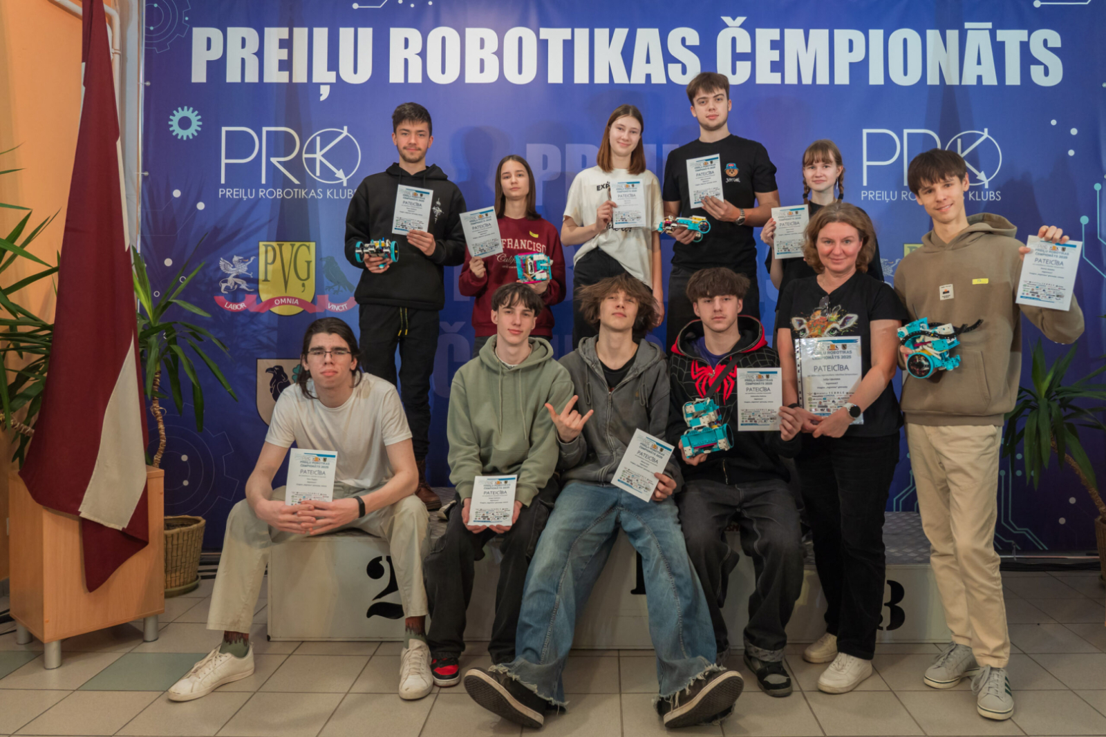Aizvadīts 17. Latvijas robotikas čempionāta 7. Preiļu robotikas čempionāta posms