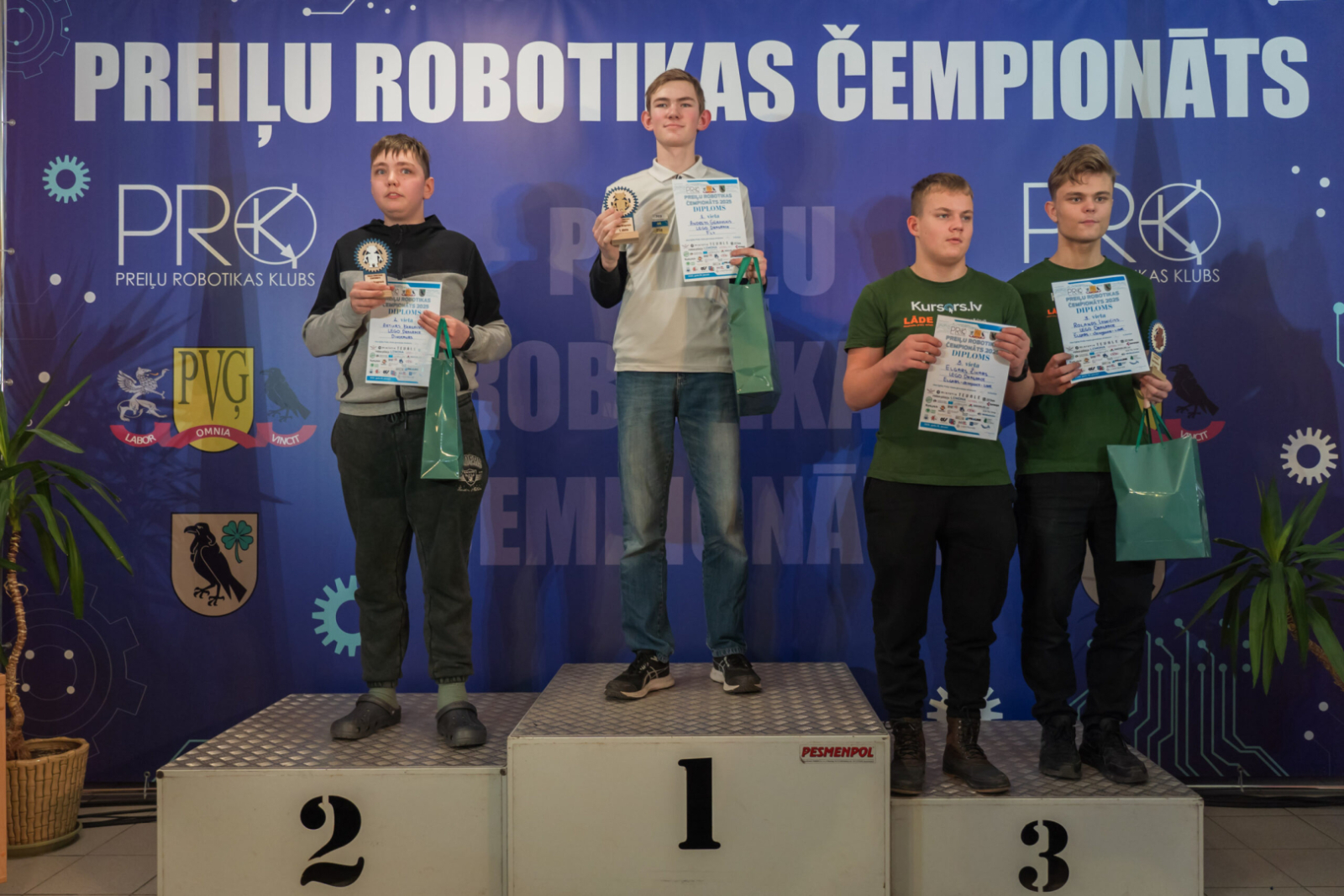 Aizvadīts 17. Latvijas robotikas čempionāta 7. Preiļu robotikas čempionāta posms