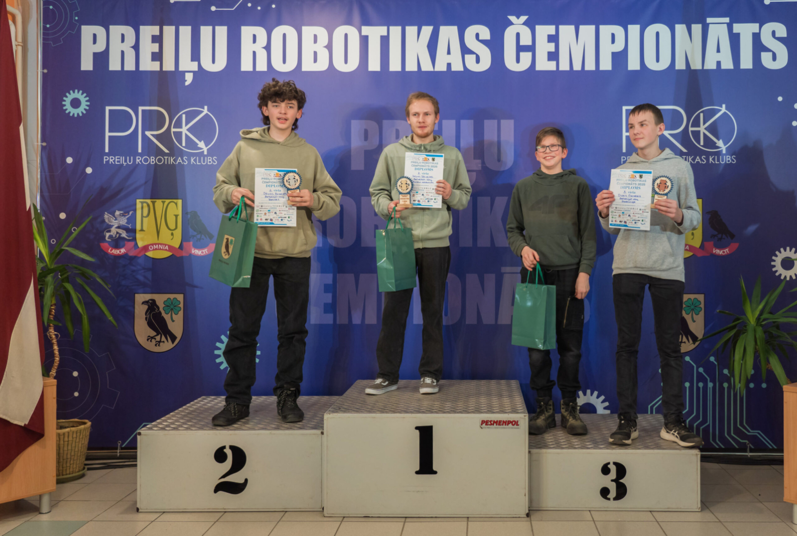 Aizvadīts 17. Latvijas robotikas čempionāta 7. Preiļu robotikas čempionāta posms