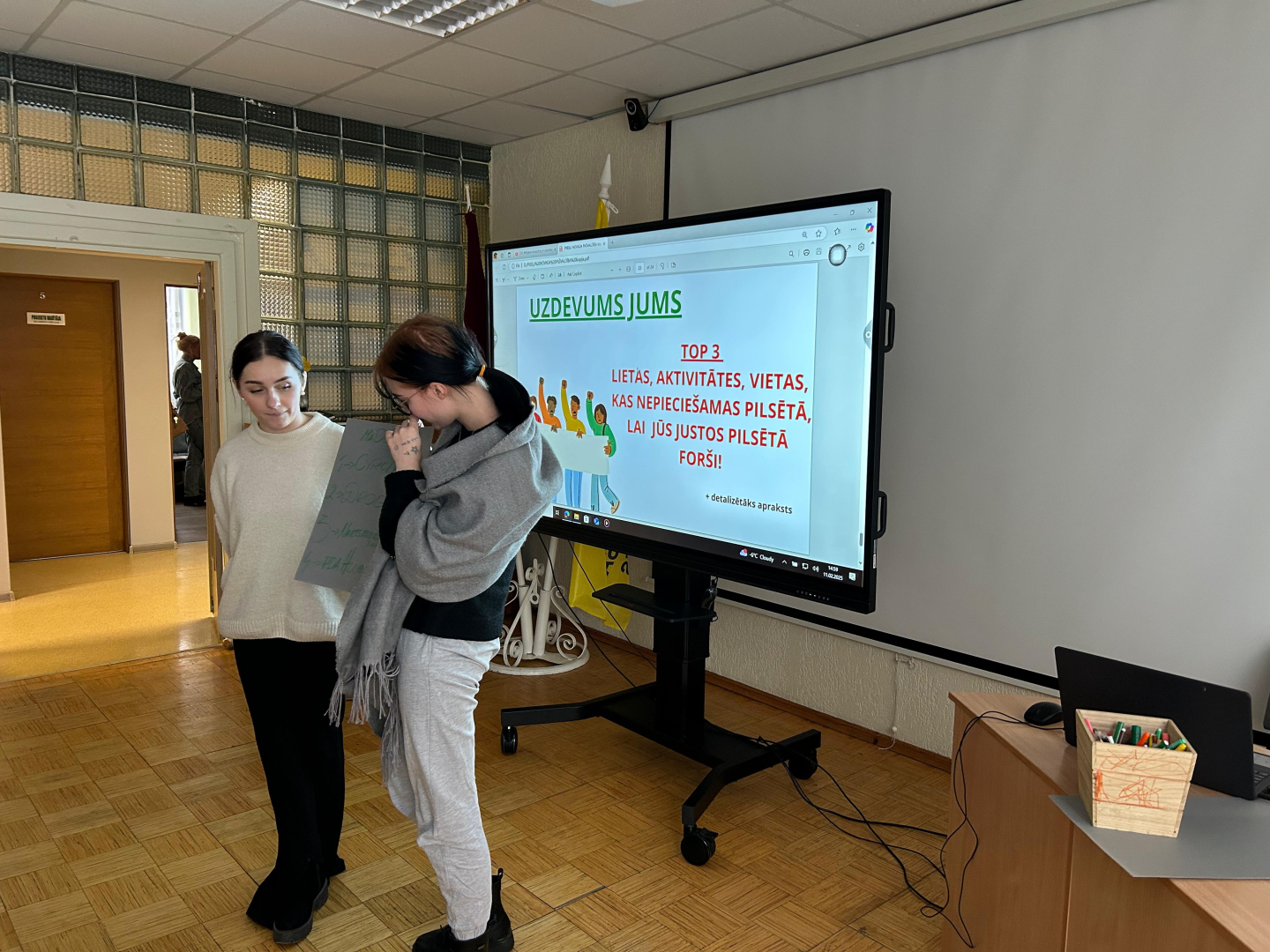 Jaunieši Preiļos apspriež savas iespējas un nākotnes vēlmes